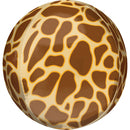 folieballon Giraffe Print 41 cm bruin/geel