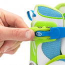 inlineskates Velocity polypropyleen 82A wit/groen mt 36-38