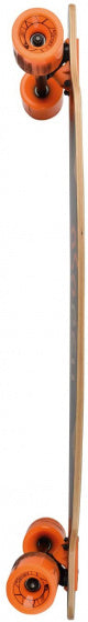 longboard Nexus 99 x 24 cm esdoorn zwart/oranje