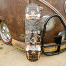 skateboard Candy Skull bruin 79 x 20 cm