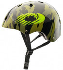 skatehelm Camo junior 48-54 cm ABS groen maat XS