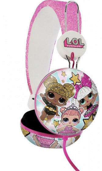 koptelefoon L.O.L Glitter Glam meisjes 19,5 cm 20W roze