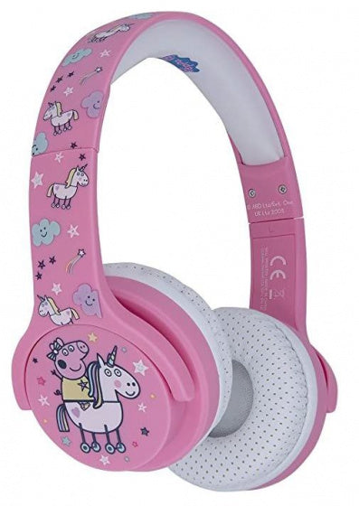 koptelefoon Peppa Unicorn bluetooth meisjes 85 dB roze