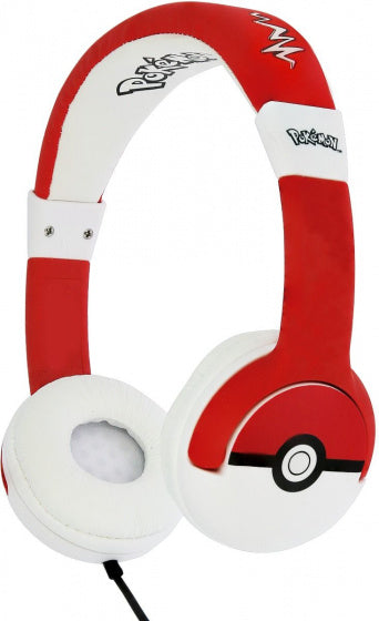 koptelefoon Pokémon Pokeball junior 15,5 cm 20W rood/wit