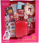 bagage-set Well Travelled 46 cm roze 31-delig