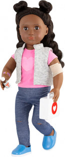 Ehbo-poppenset Little Owie Fix-It wit 7-delig