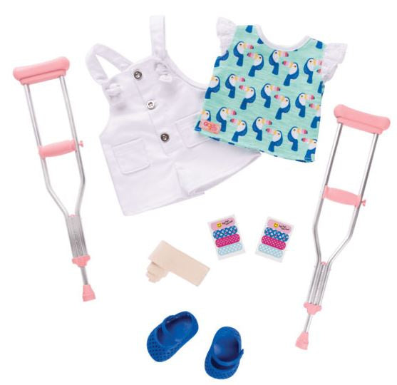 tienerpopkleding Booboo Kisses polyester 5-delig