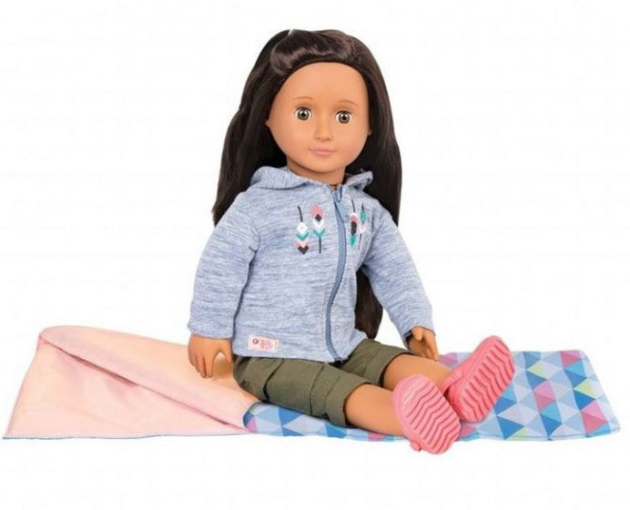 tienerpopkleding Cozy Camper polyester 5-delig