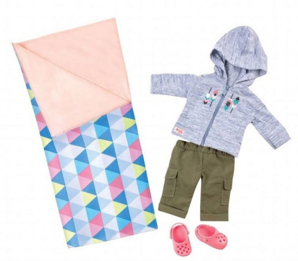 tienerpopkleding Cozy Camper polyester 5-delig