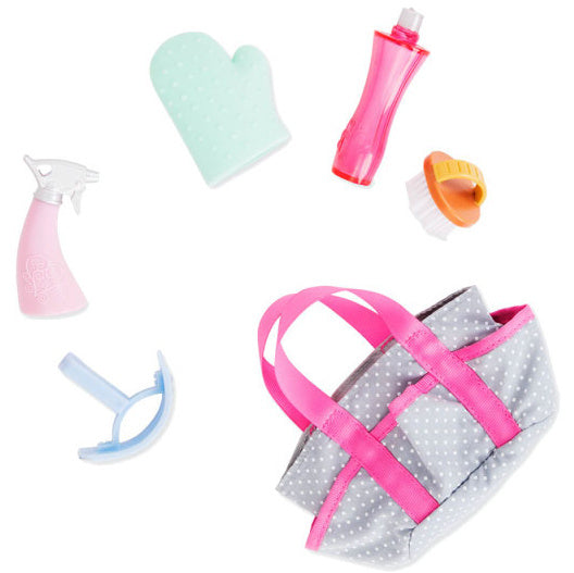 paardenverzorgingsset junior polyester 6-delig