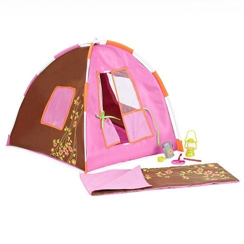 Polka Dot Camping set roze