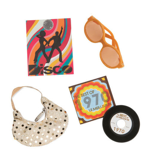 pop-accessoires Disco Beat meisjes 5-delig