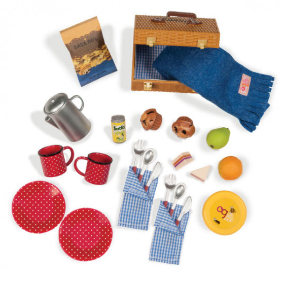 tienerpop-accessoires picknick polyester 24-delig