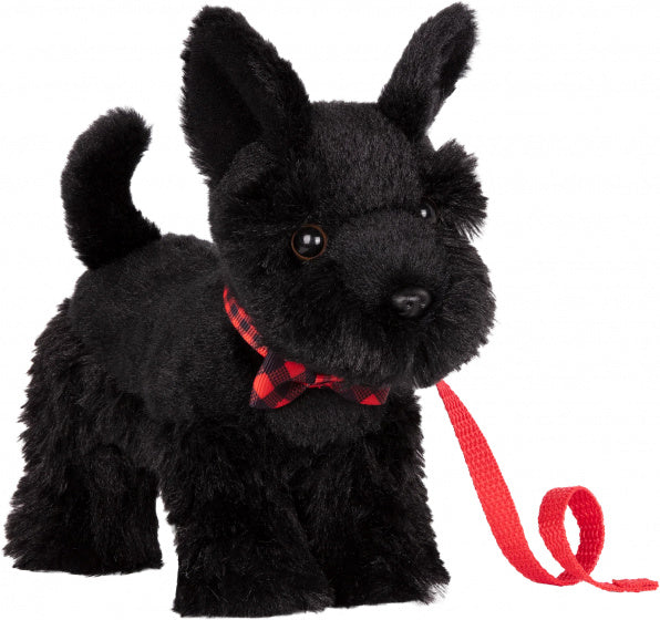 poppenhuisdier Scottish Terrier Pup zwart 3-delig