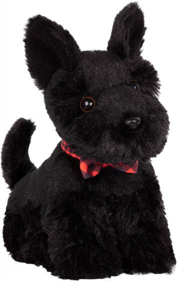 poppenhuisdier Scottish Terrier Pup zwart 3-delig