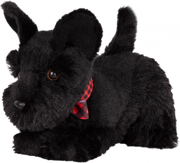 poppenhuisdier Scottish Terrier Pup zwart 3-delig