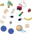 poppenrugzak What A Trek Set legergroen 33-delig