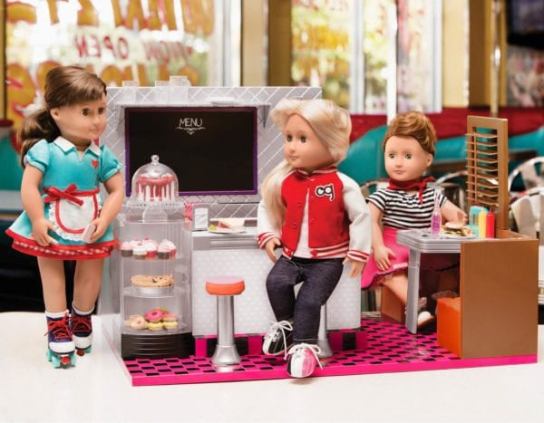 speelset Bite to Eat Retro Diner 75-delig-S