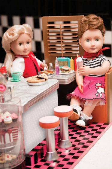 speelset Bite to Eat Retro Diner 75-delig-S