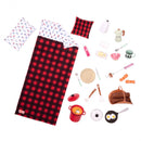 speelset Cozy Cabin vakantiehuis bruin 28-delig