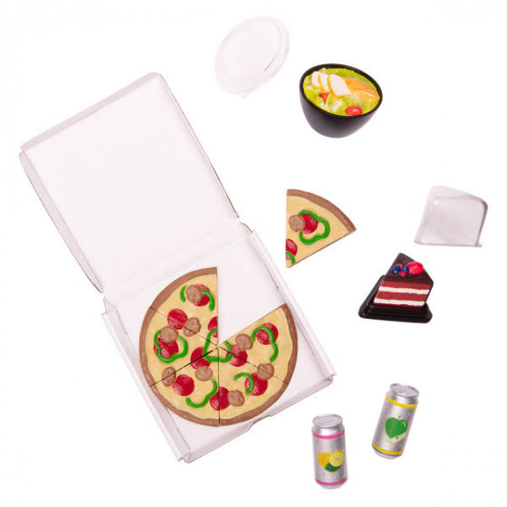 speelset Delivery Bike meisjes groen 12-delig