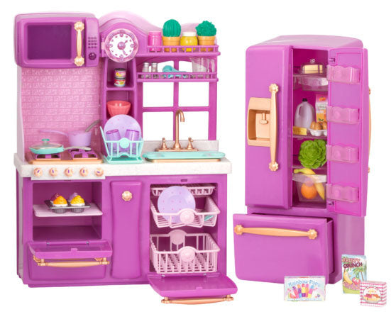 speelset Gourmet Kitchen junior paars 72-delig