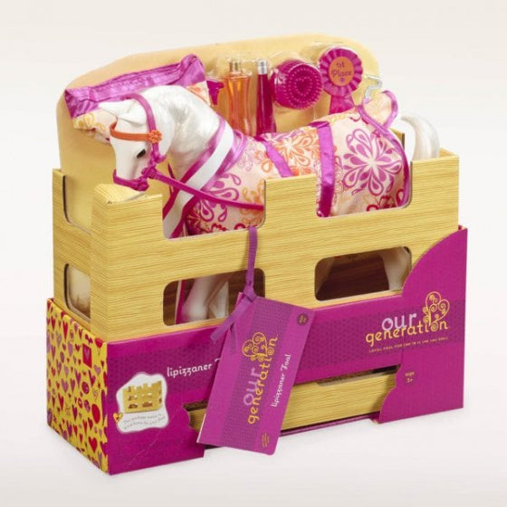 veulen Lipizzaner meisjes 30 cm wit 11-delig
