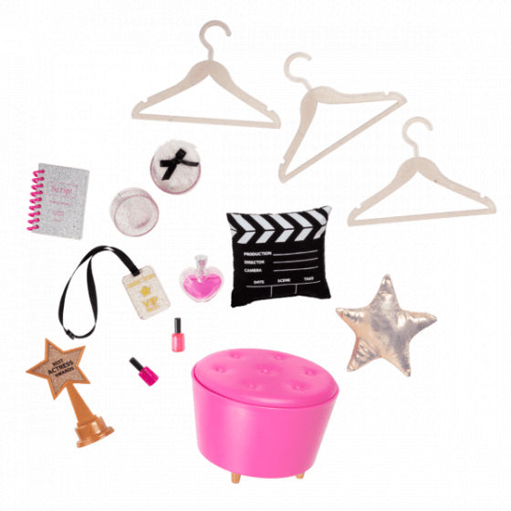 speelset Suite Star Trailer roze 15-delig