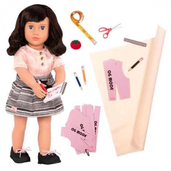 tienerpop Olinda meisjes 46 cm polyester 12-delig