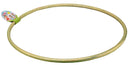 hoelahoep metallic junior 73 cm geel