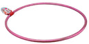 hoelahoep metallic junior 76 cm fuchsia