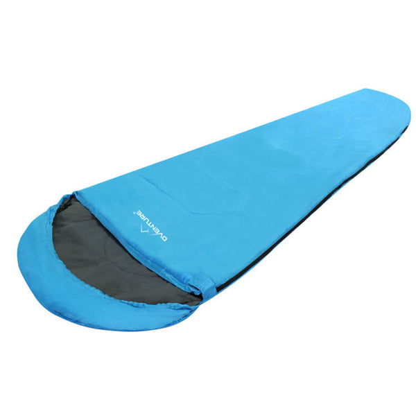 Oventure SleepPlus Mummy slaapzak - turquoise OV-9022-blue