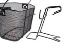 fietsmand voor 23 liter staal met beugels zwart