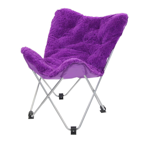 Oventure Fluffy Chair kampeerstoel - paars OV-1915