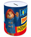 spaarpot Love junior 10 x 15 cm staal blauw/rood