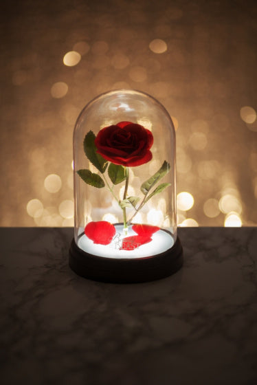 lamp Disney Belle en het beest 15 x 15 x 20 cm rood