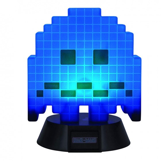 lamp Pac-Man: Turn to Blue Ghost Icon Light 10 cm blauw
