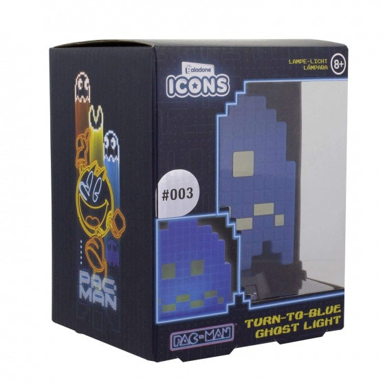 lamp Pac-Man: Turn to Blue Ghost Icon Light 10 cm blauw