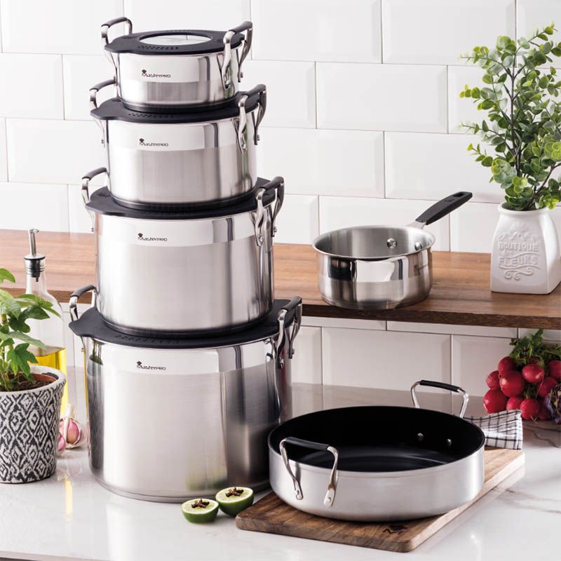 Masterpro Pan met Siliconen Deksel -  Ø28 cm