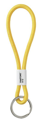 sleutelhanger 18 cm nylon geel