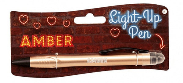 balpen Light-Up Amber junior goud