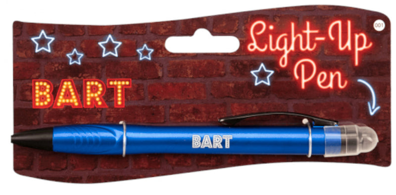 balpen Light-Up Bart junior donkerblauw