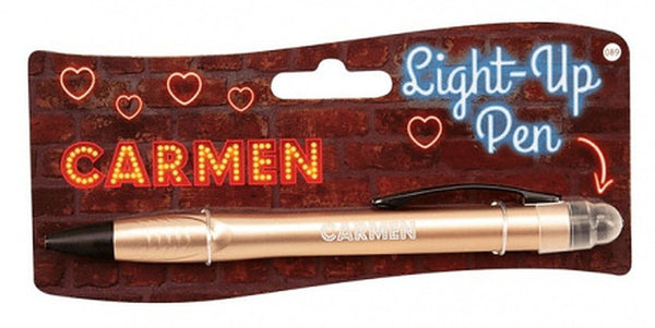 balpen Light-Up Carmen junior goud