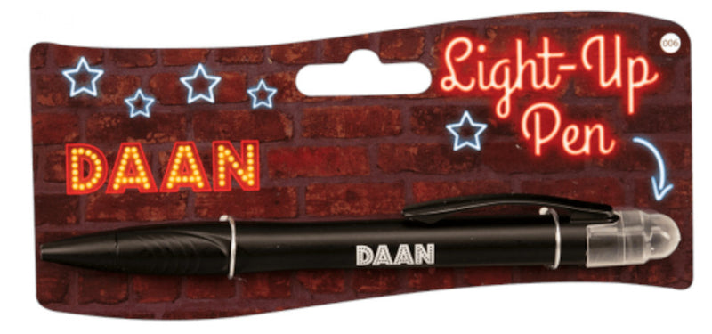 balpen Light-Up Daan junior zwart