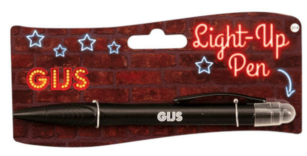 balpen Light-Up Gijs junior zwart