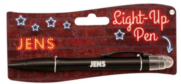 balpen Light-Up Jens junior zwart