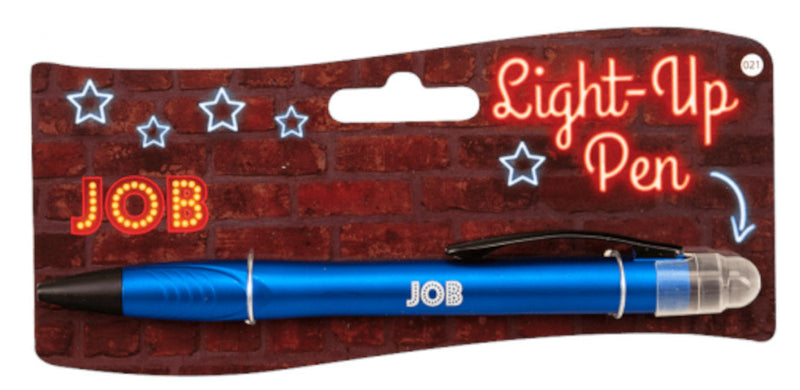 balpen Light-Up Job junior donkerblauw