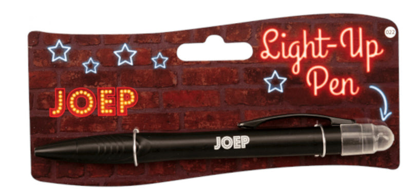 balpen Light-Up Joep junior zwart