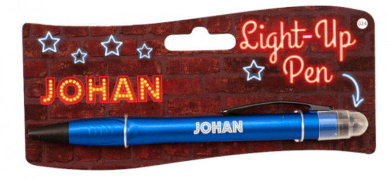 balpen Light-Up Johan junior donkerblauw