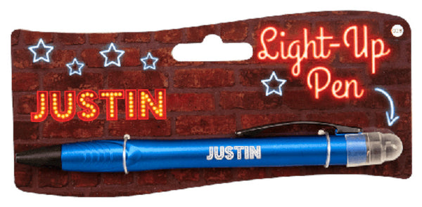 balpen Light-Up Justin junior donkerblauw